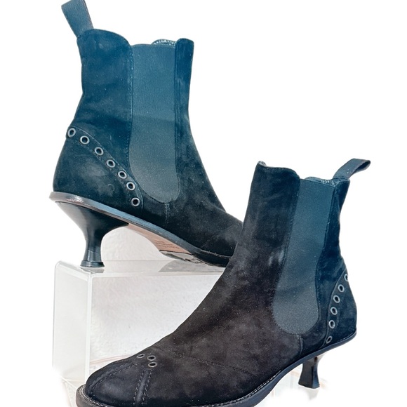 Materia Prima Black Ankle Boots by Goffredo Fantini - Picture 1 of 4